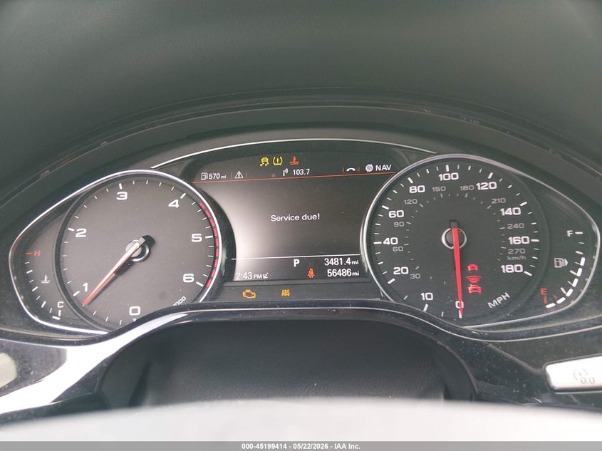 2014 Audi A8 L 3.0 Tdi VIN: WAURMAFD8EN001075 Lot: 45199414