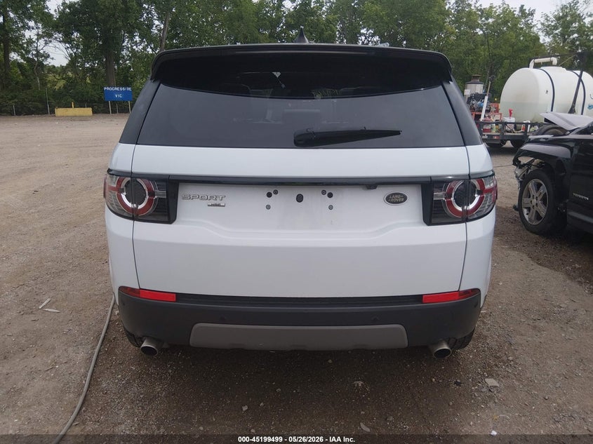 2019 Land Rover Discovery Sport Hse/Landmark Edition VIN: SALCR2FX3KH830021 Lot: 45199499