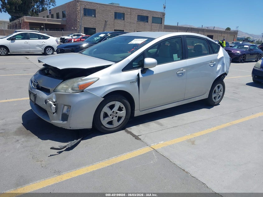 Vin: jtdkn3du4a0217559, lot: 45697233, toyota prius ii 20102