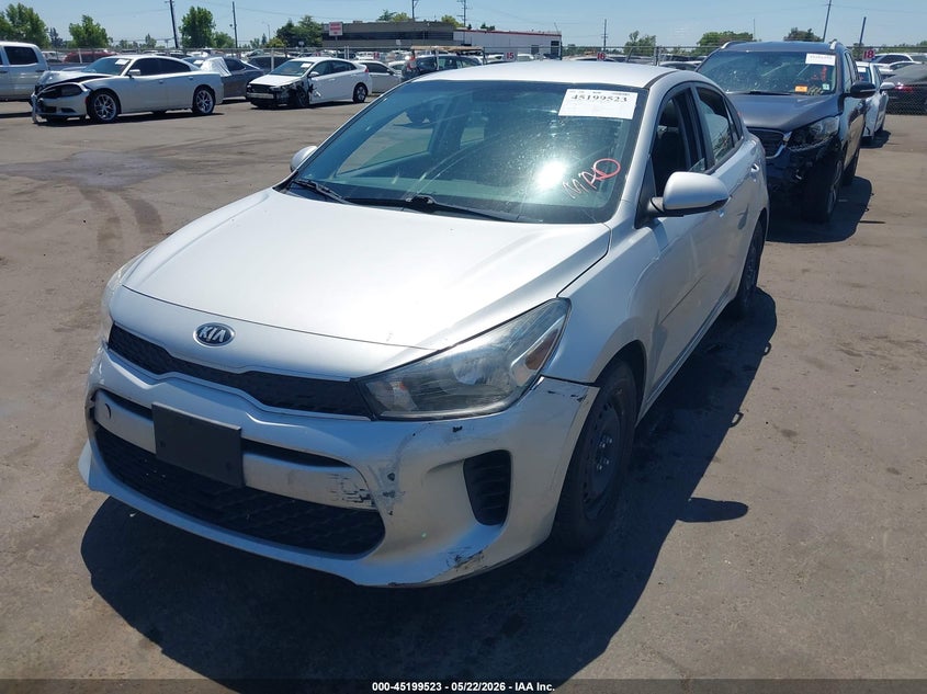Vin: 3kpa24ab7je086406, lot: 45697251, kia rio s 20182