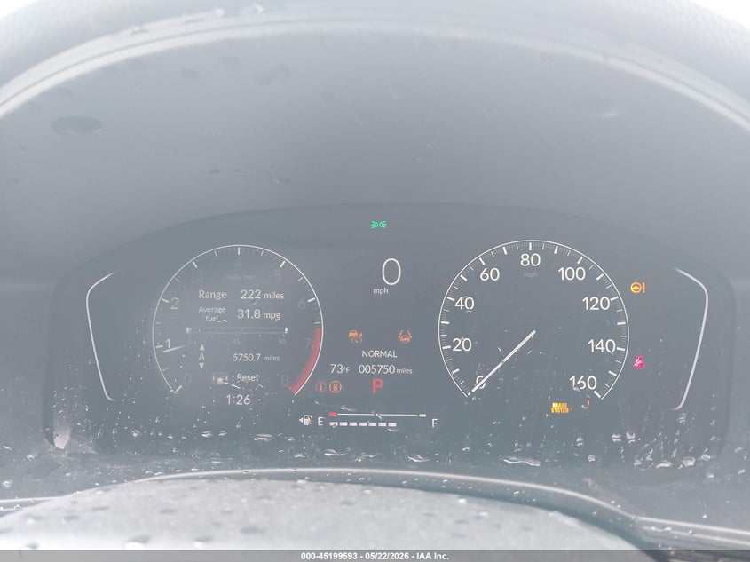 VIN 19XFL2H82TE007129 2026 HONDA CIVIC SPORT