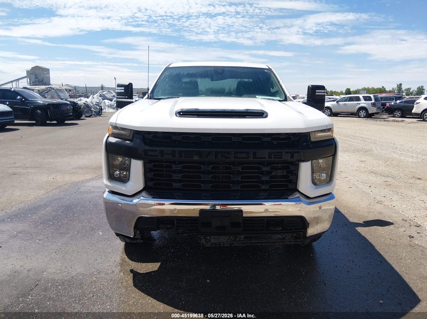 2022 Chevrolet Silverado 2500Hd 4Wd Long Bed Wt white Lot 111045199638 Vin 1GC4YLE77NF223545