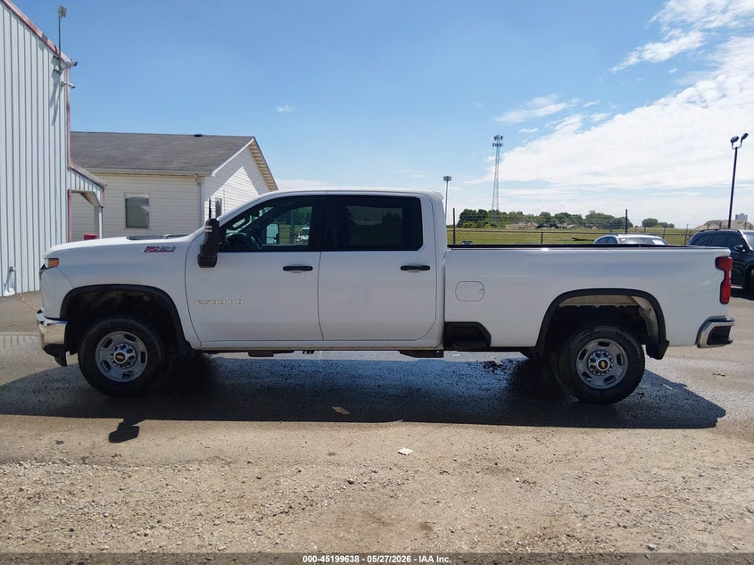 2022 Chevrolet Silverado 2500Hd 4Wd Long Bed Wt white Lot 111045199638 Vin 1GC4YLE77NF223545