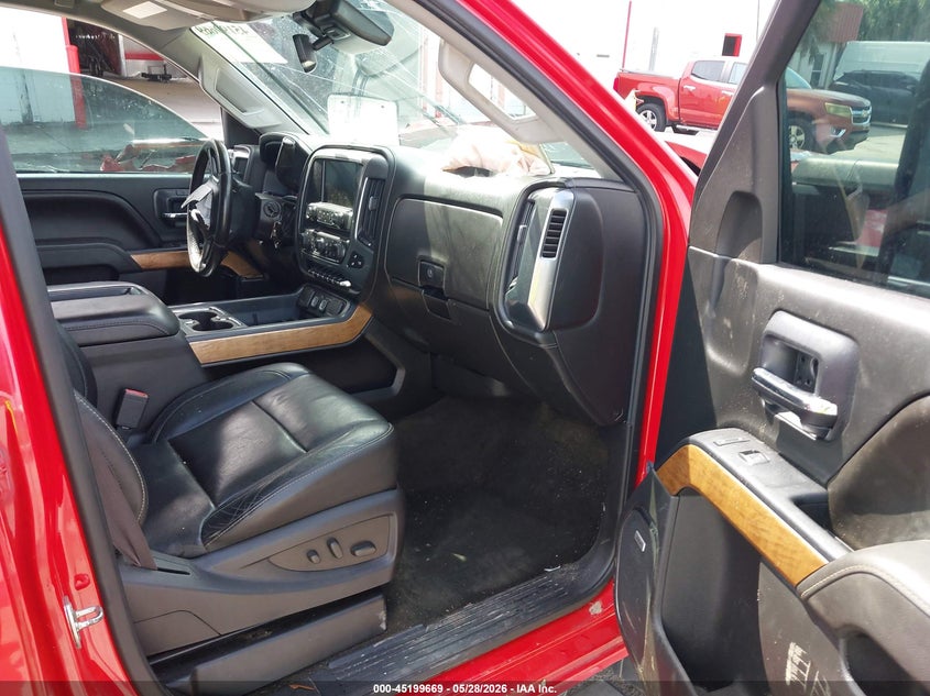 2015 Chevrolet Silverado 3500Hd Ltz red Lot 111045199669 Vin 1GC4K0E83FF551345
