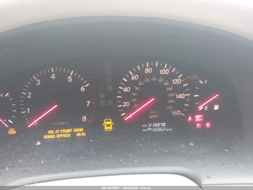 2001 Lexus Ls 430 VIN: JTHBN30F410018436 Lot: 45199677