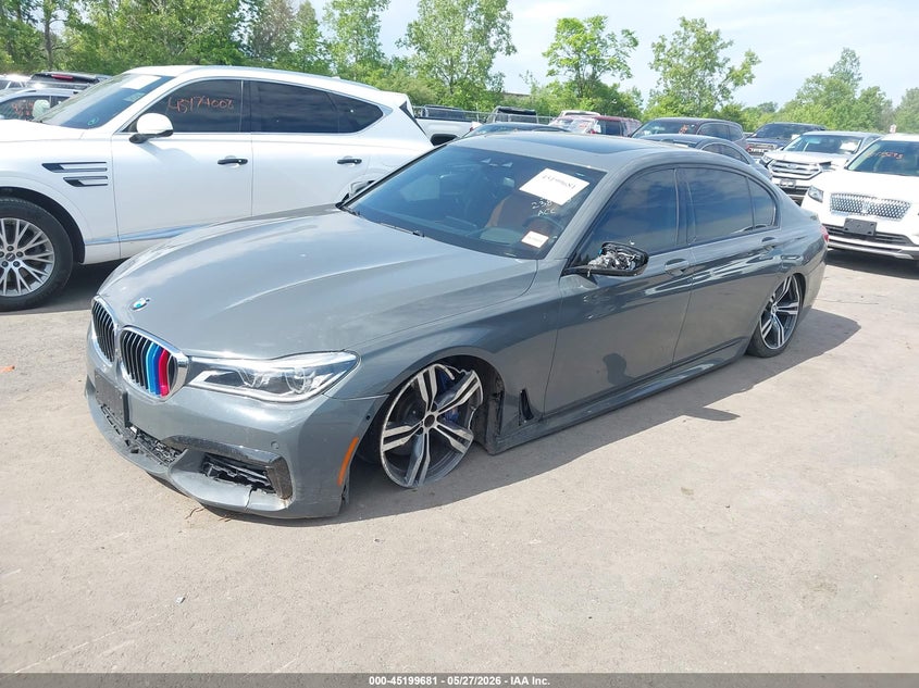 Vin: wba7f2c52jb238905, lot: 45697409, bmw 750i xdrive 20182
