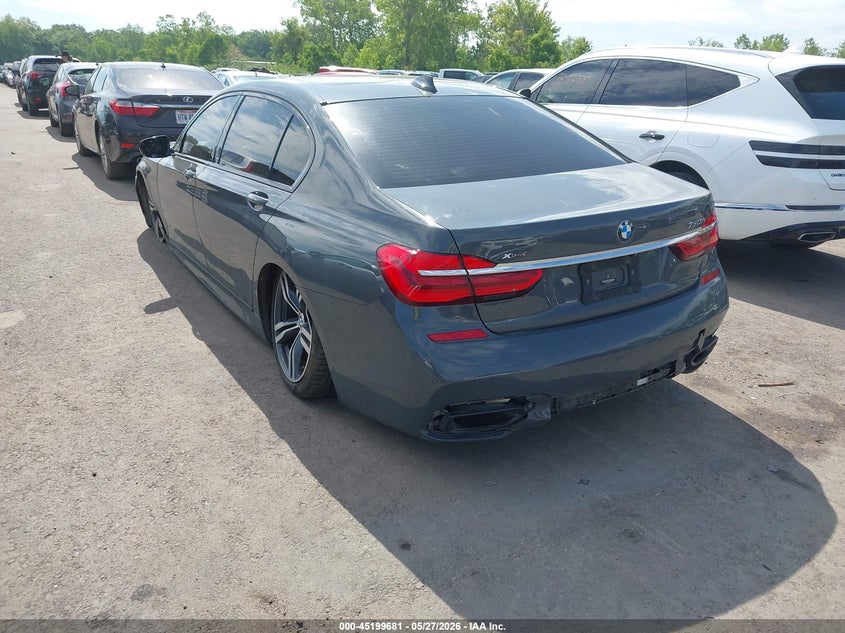 Vin: wba7f2c52jb238905, lot: 45697409, bmw 750i xdrive 20183
