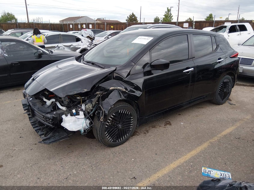 Vin: 1n4cz1cv8sc558038, lot: 45697420, nissan leaf sv plus 20252
