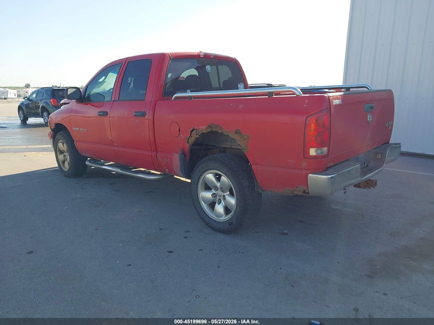 DODGE RAM 1500 2005 VIN 1D7HU18D25S285872
