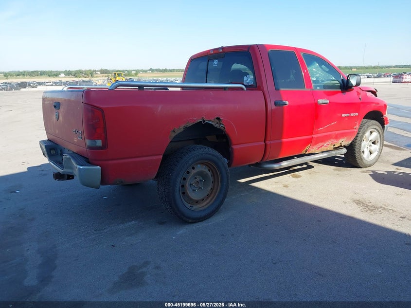 DODGE RAM 1500 2005 VIN 1D7HU18D25S285872
