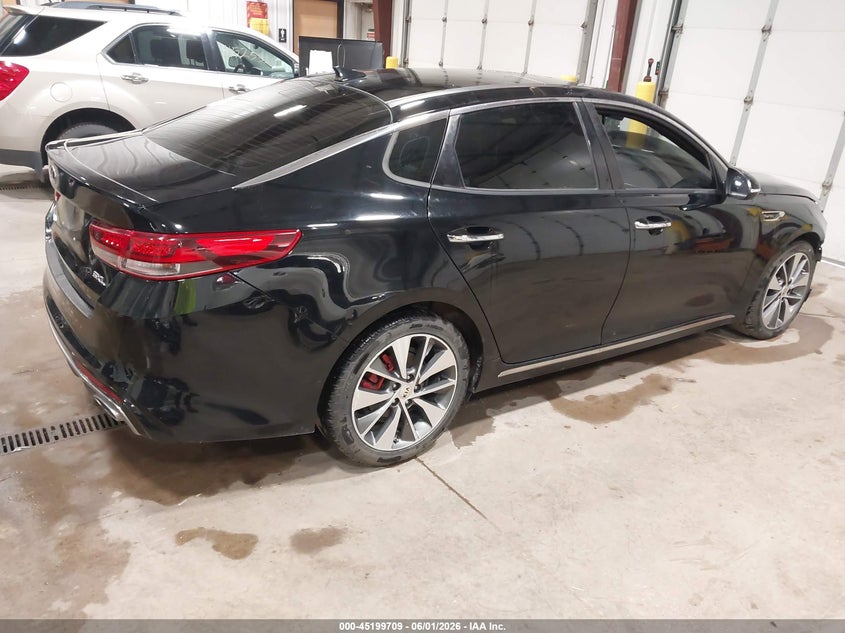 Vin: 5xxgv4l23gg020109, lot: 45697437, kia optima sxl turbo 20164