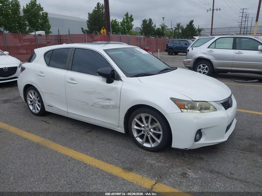 Vin: jthkd5bh4c2111817, lot: 45697443, lexus ct 200h premium 2012 img_1