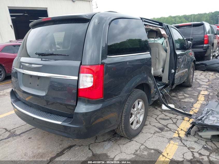 Vin: 2c4rc1bgxcr207794, lot: 45697452, chrysler town & country touring 20124