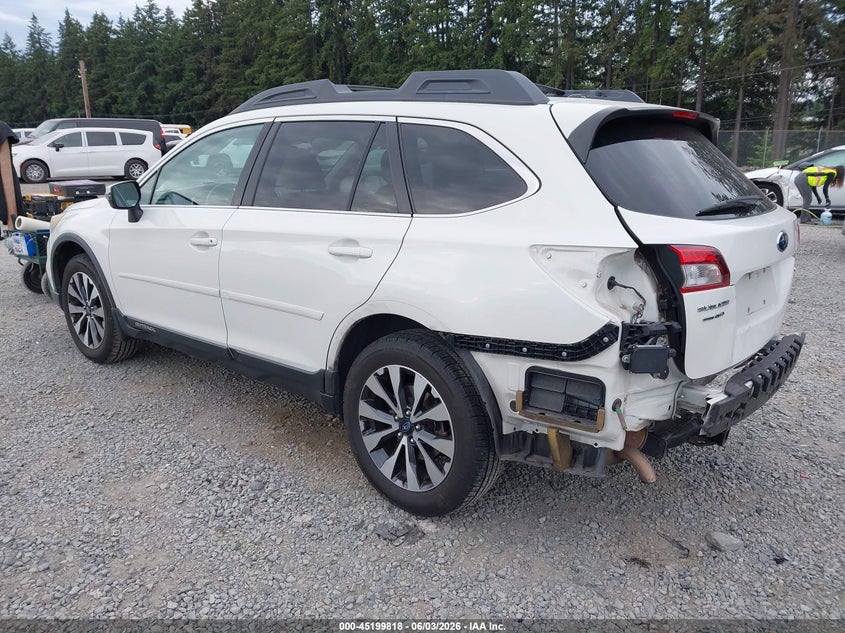 Vin: 4s4bsanc4f3261341, lot: 45697546, subaru outback 2.5i limited 20153