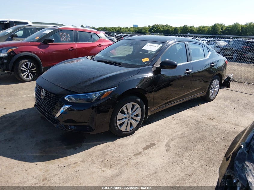 2024 Nissan Sentra S Xtronic Cvt 3N1AB8BV2RY361175 photo 1