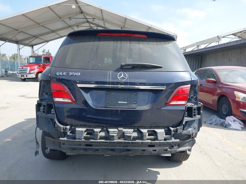 2016 Mercedes-Benz Gle 350 VIN: 4JGDA5JB1GA687307 Lot: 45199826