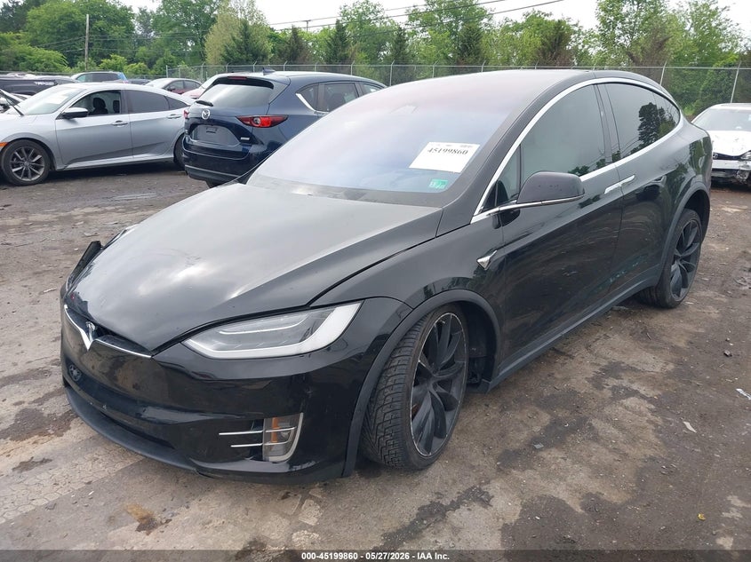 2018 TESLA MODEL X auction photo 2