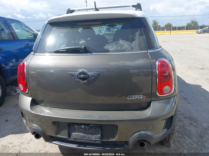 WMWZC3C50CWL85789 2012 Mini 1.6 Mini Cooper S Countryman brown