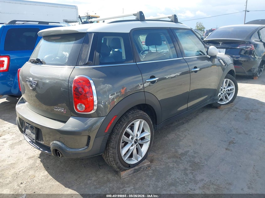 Vin: wmwzc3c50cwl85789, lot: 45697593, mini cooper s countryman 20124