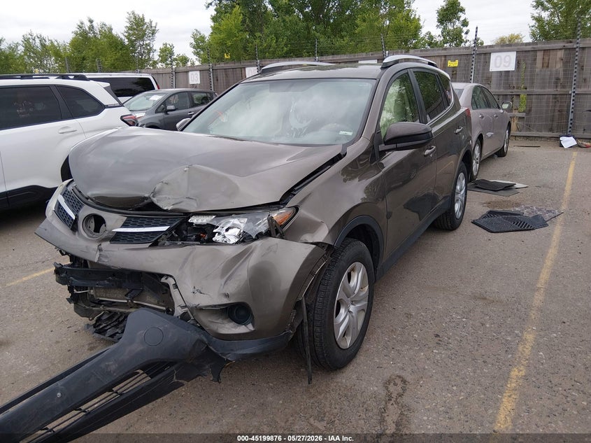 2015 TOYOTA RAV 4 SPORT UTILITY VEHICLE 2.5L I-4 DOHC, VVT, 176HP