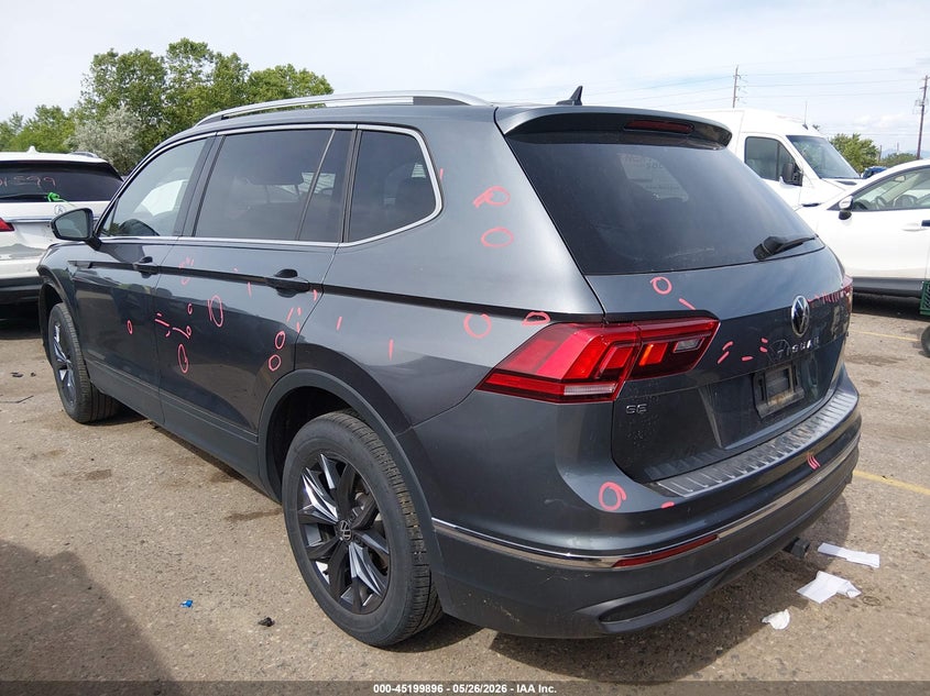 2022 VOLKSWAGEN TIGUAN 2.0L I-4 DI, DOHC, V(VIN: 3VV2B7AX4NM086734