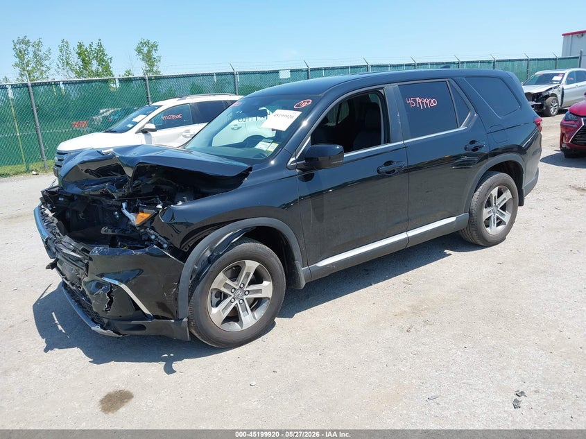 Vin: 5fnyg1h54rb019895, lot: 45697648, honda pilot ex-l 7 passenger 20242