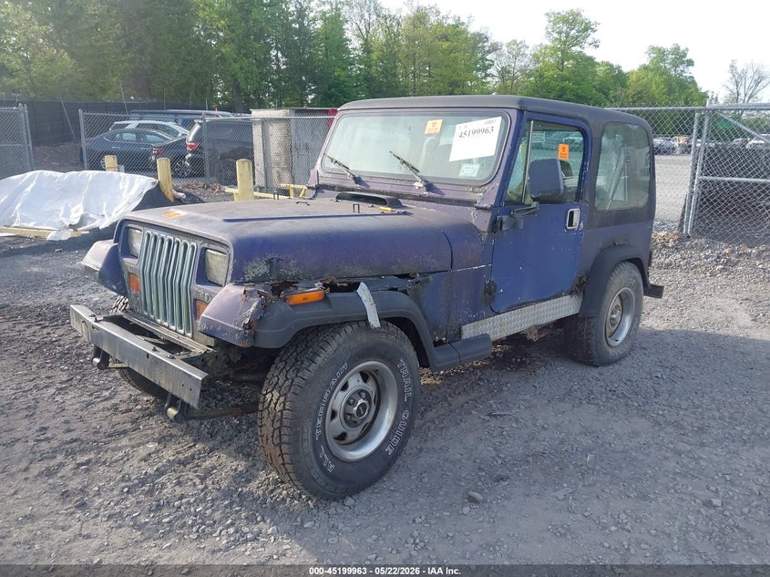 1J4FY19P1PP220851 1993 Jeep Wrangler / Yj S photo 1