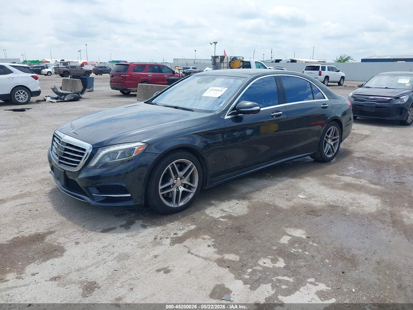 2016 MERCEDES-BENZ S 550 auction photo 2