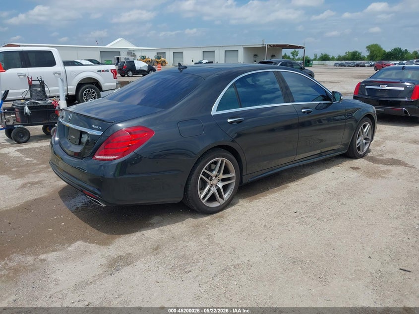 2016 MERCEDES-BENZ S 550 auction photo 4