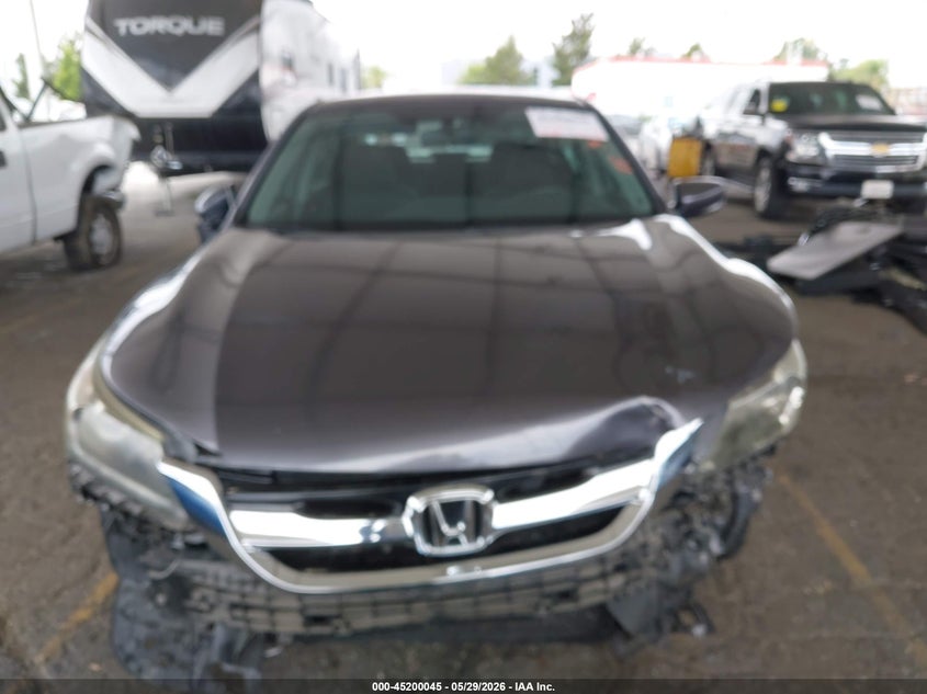 2014 Honda Accord 2.4 Sport grey Lot 111045200045 Vin 1HGCR2F58EA128152