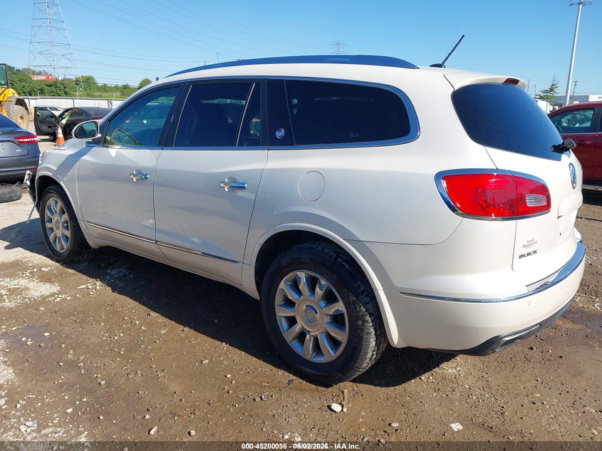 Vin: 5gakvdkd9dj262568, lot: 45697784, buick enclave premium 20133