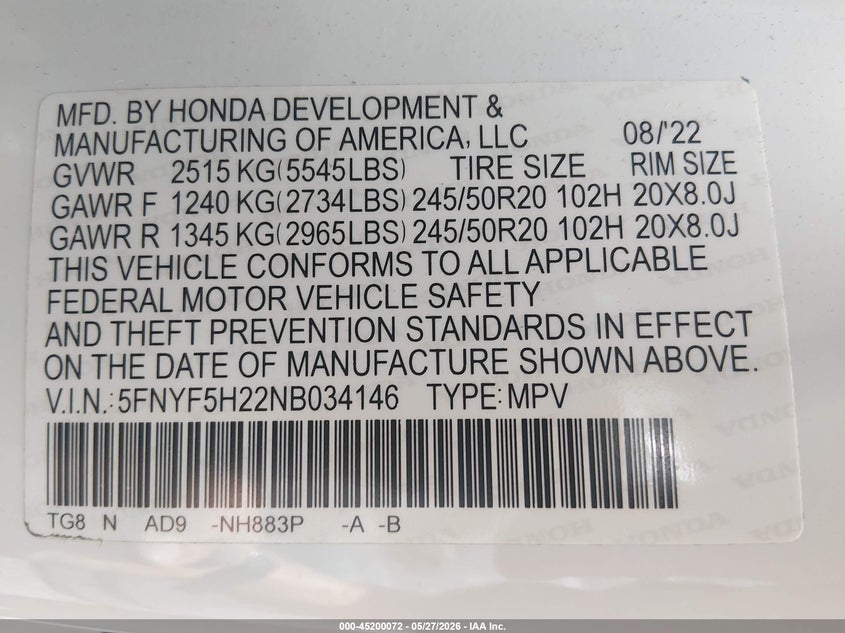AtlanticExpress - Honda Pilot