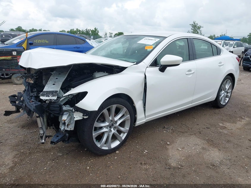 Vin: jm1gj1v69f1169046, lot: 45697801, mazda mazda6 i touring 20152