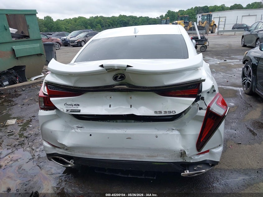 LEXUS ES 350 2019 VIN 58ABZ1B11KU005265