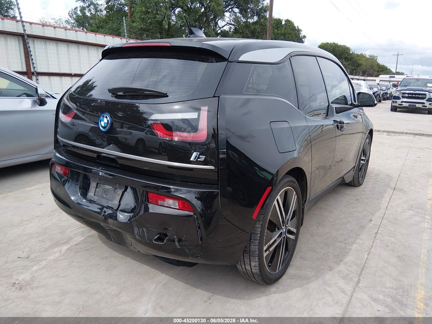 Vin: wby7z4c57jvd96534, lot: 45697858, bmw i3 94ah w/range extender 20184