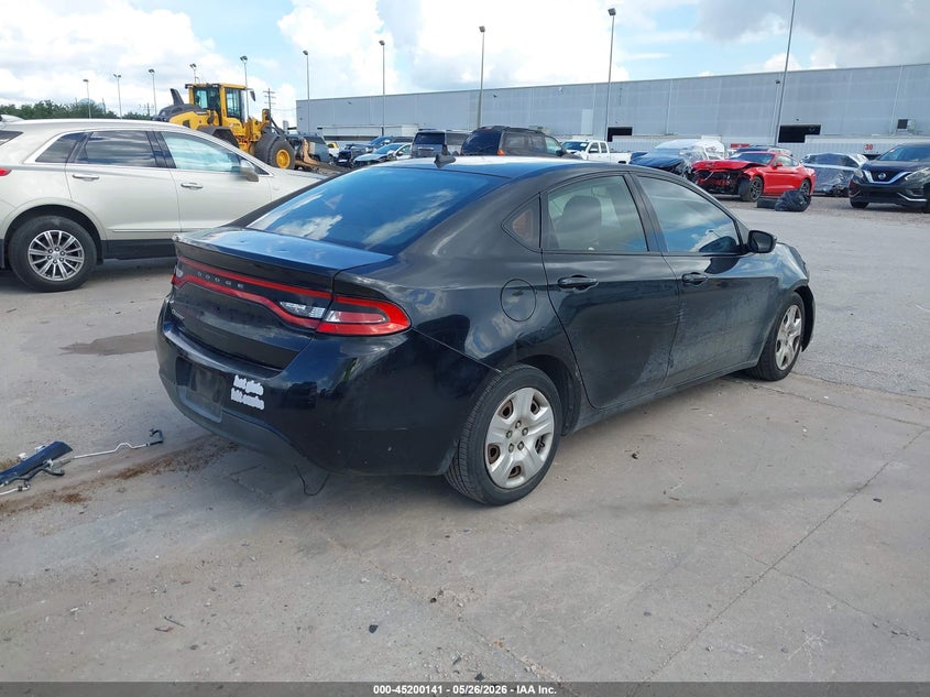 Vin: 1c3cdfaa5fd276076, lot: 45697869, dodge dart se 20154