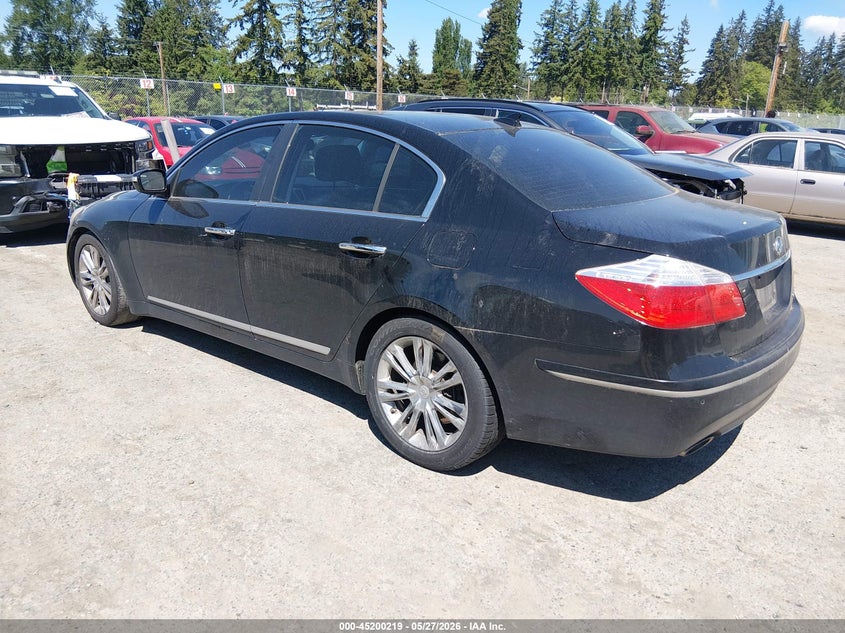 Vin: kmhgc4df1bu114348, lot: 45697948, hyundai genesis 4.6 20113