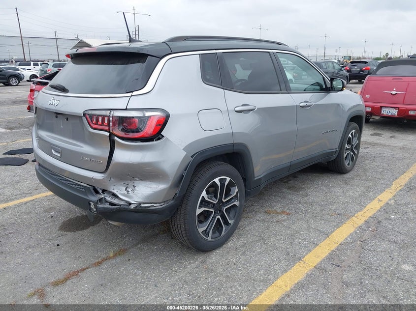 Vin: 3c4njdcb2nt230611, lot: 45697954, jeep compass limited 4x4 20224
