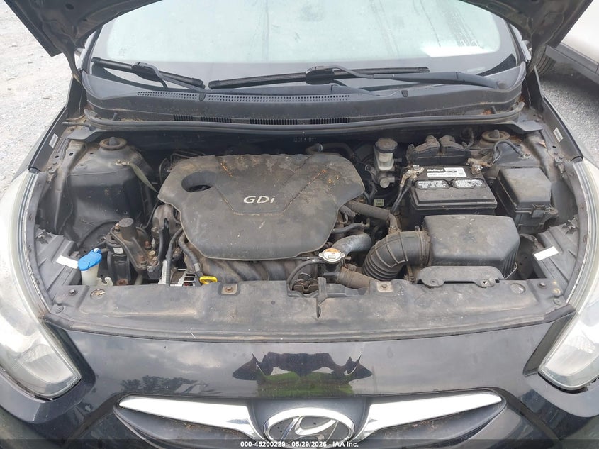 2012 Hyundai Accent Se VIN: KMHCU5AE9CU039879 Lot: 45200229