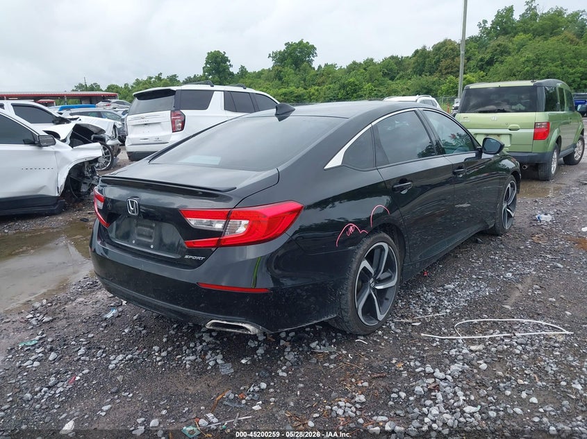 VIN 1HGCV1F34MA086601 2021 HONDA ACCORD SPORT