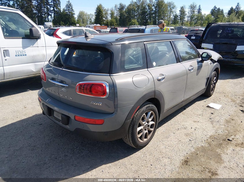 Vin: wmwln5c56g2e30410, lot: 45698067, mini clubman cooper 20164