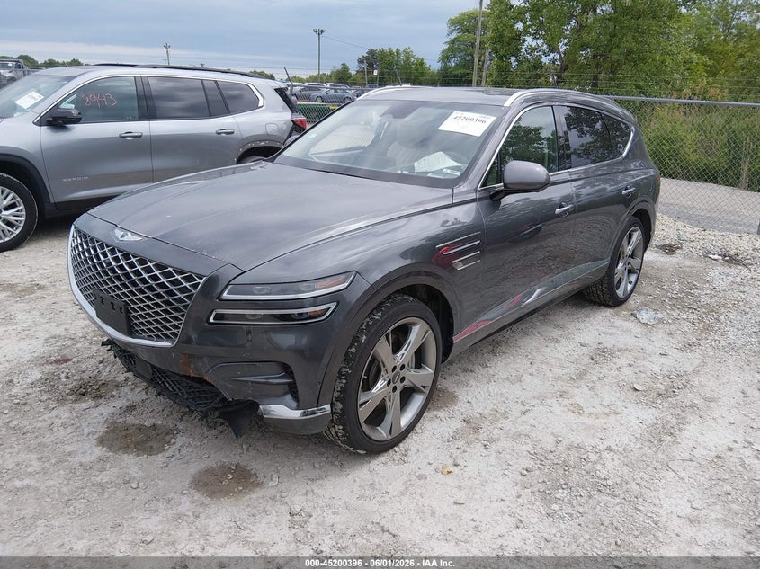 Vin: kmuhcesc7mu035922, lot: 45698124, genesis gv80 3.5t awd 20212