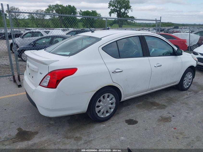 Vin: 3n1cn7ap5jl878680, lot: 45698132, nissan versa 1.6 sv 20184