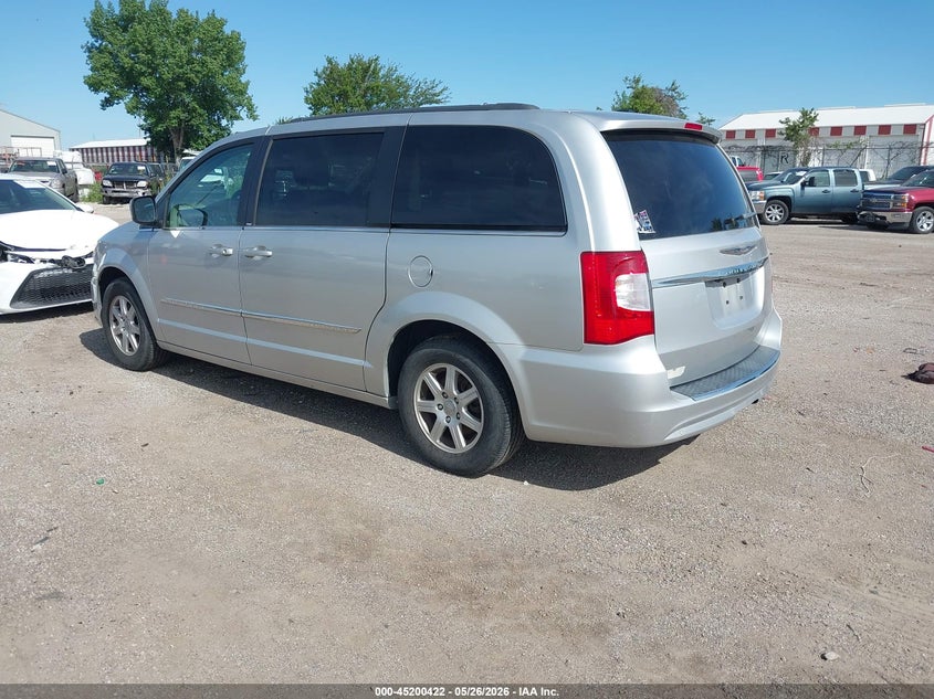 Vin: 2a4rr5dg4br637011, lot: 45698150, chrysler town & country touring 20113