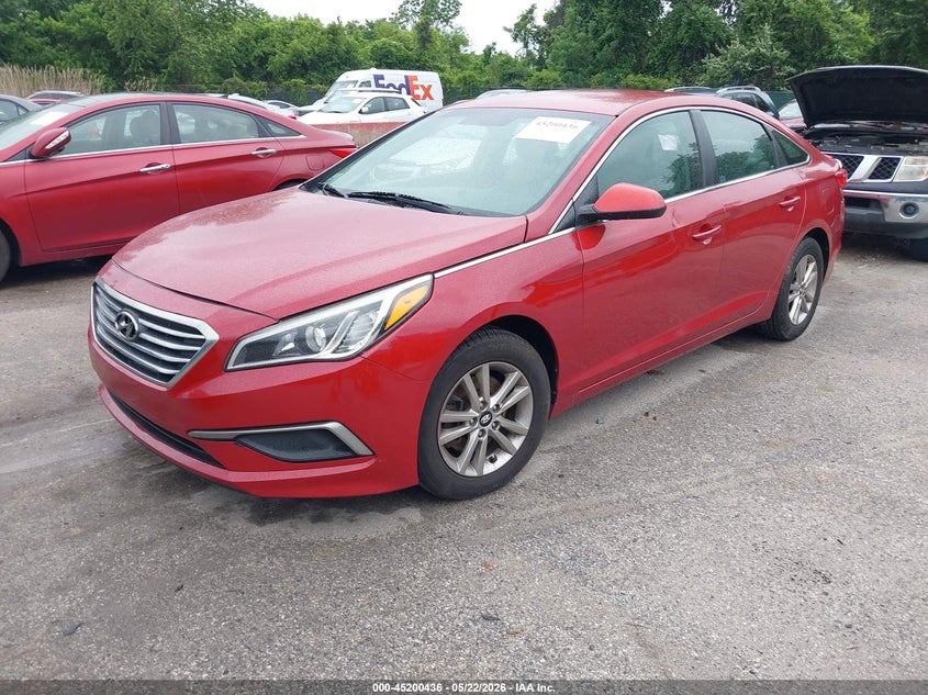 2017 Hyundai Sonata Se 5NPE24AF9HH477423 photo 1