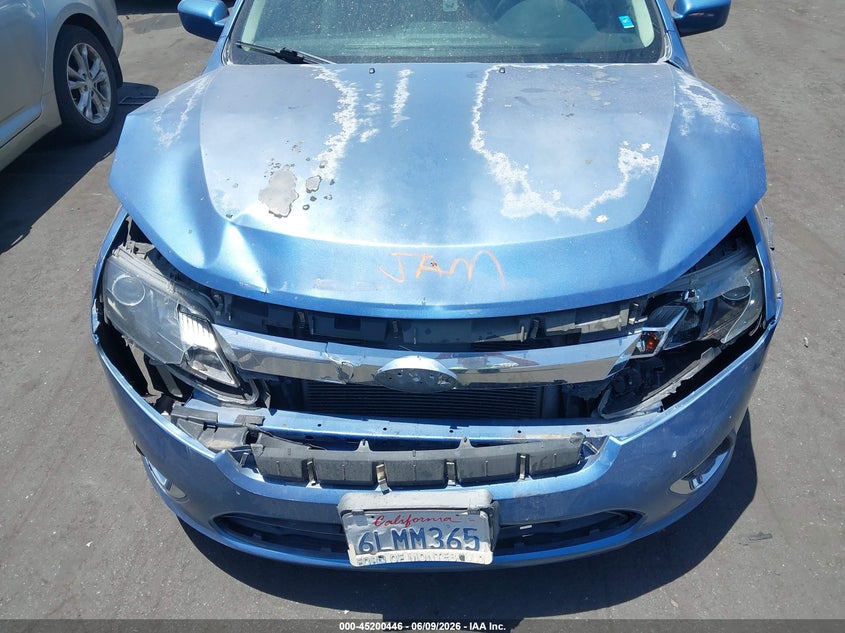 FORD FUSION 2010 VIN 3FAHP0HA5AR260817