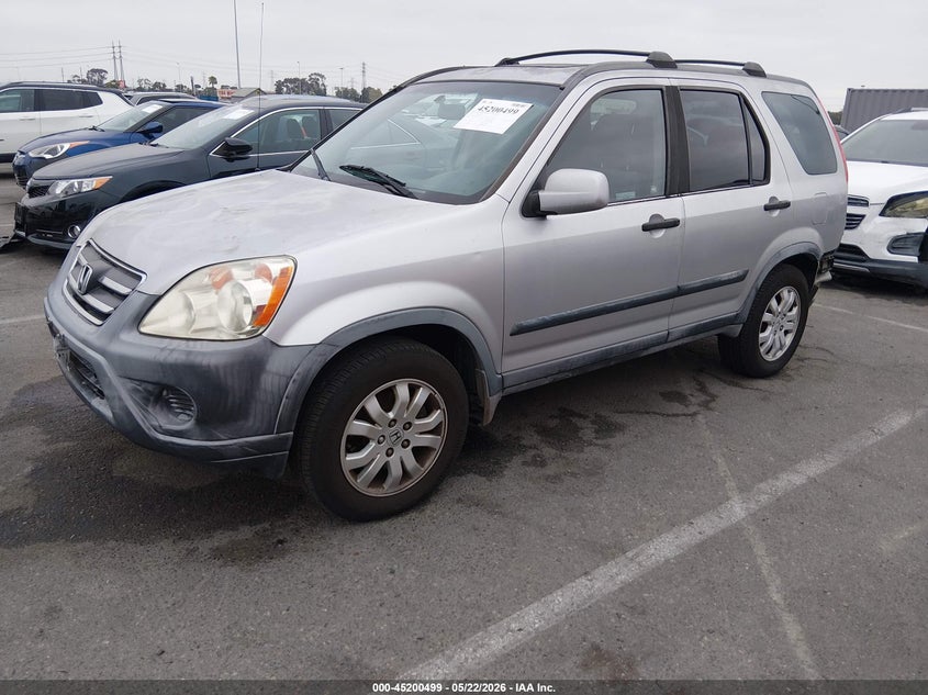 2005 HONDA CR-V SPORT UTILITY VEHICLE 2.4L I-4 DOHC, VVT, 160HP
