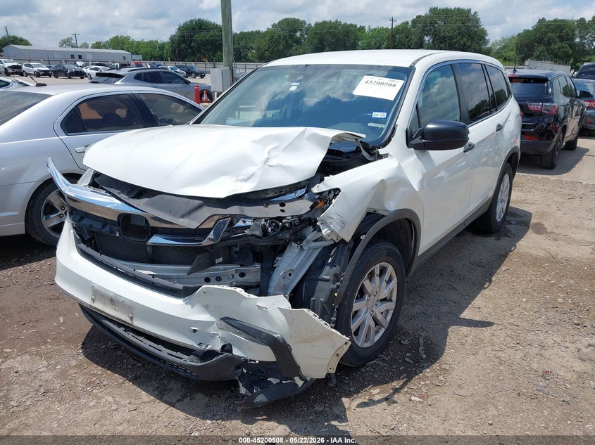 2019 Honda Pilot Lx 5FNYF6H15KB053184 photo 1