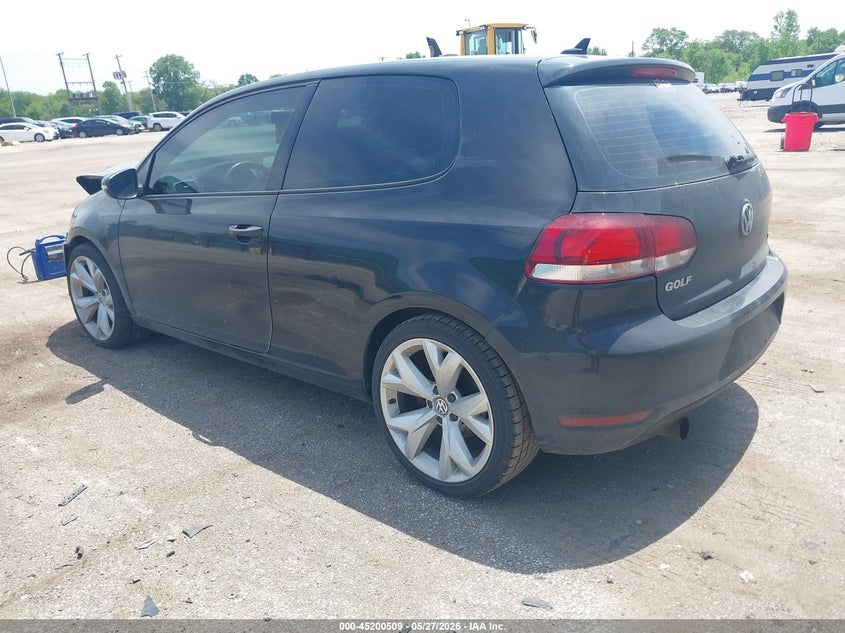 Vin: wvwmm7aj6cw355102, lot: 45698237, volkswagen golf tdi 2-door 20123