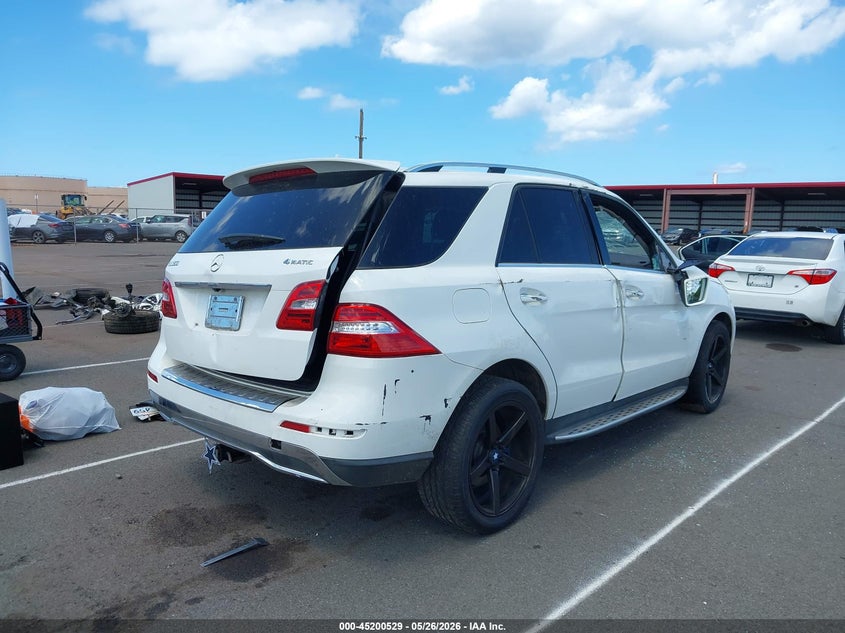 2015 Mercedes-Benz Ml 350 4Matic VIN: 4JGDA5HB6FA545328 Lot: 45200529